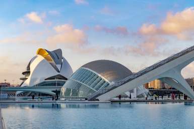 el complejo del parque Ciudad de las Artes y las Ciencias